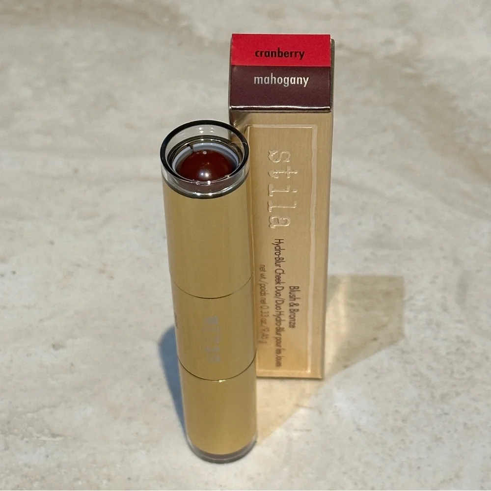 Stila Blush & Bronze Hydro-Blur Cheek Duo- Cranberry & Mahogany